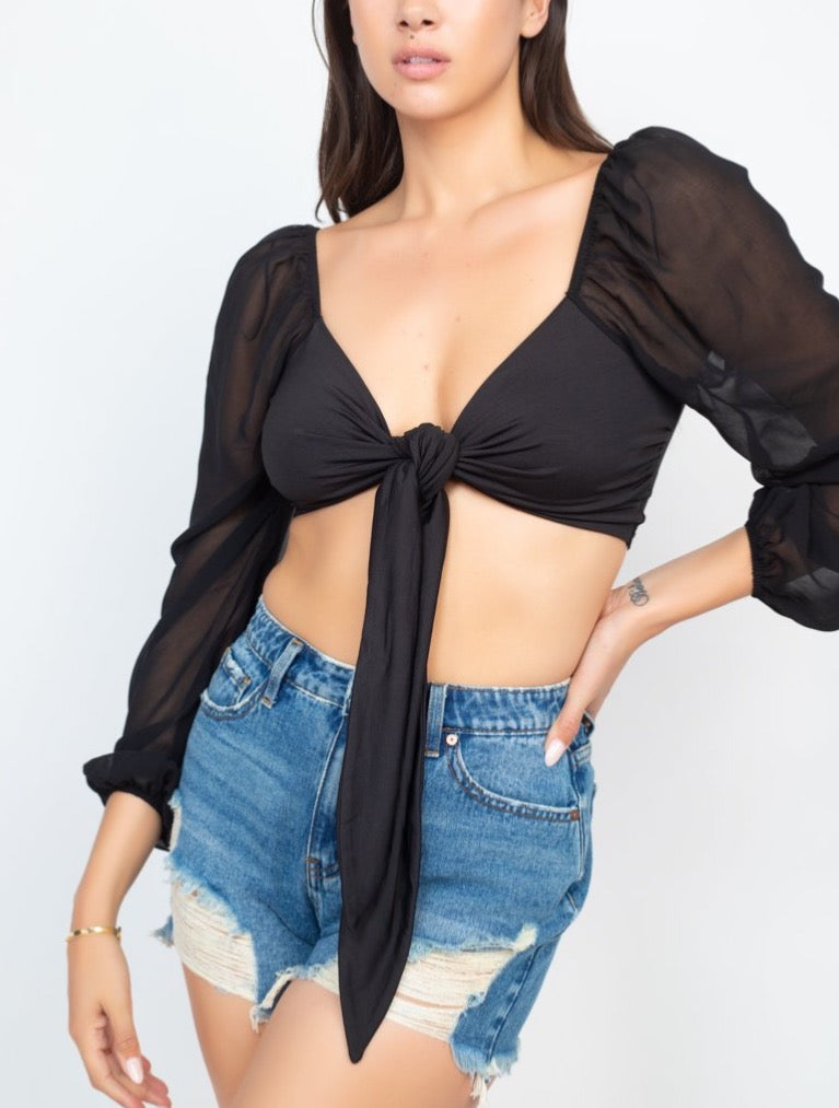 FAB SELF TIE CROP TOP – FabLuzz